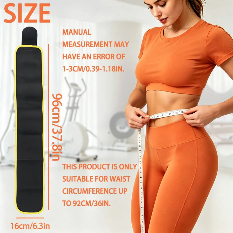 Sweat Belt Waist Protection Fitness Belt Sports Belt Shaping Running Yoga Sweat Belt