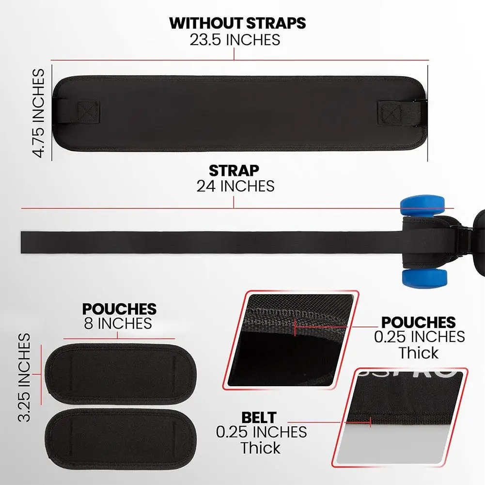 Weight-Bearing Waist Belt Dumbbell Hip Thrust Belt Hip Thrust Weight Lifting Belt Portable Glute Bridge Training Strap Home Gym