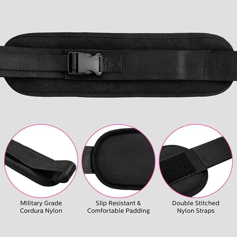 Weight-Bearing Waist Belt Dumbbell Hip Thrust Belt Hip Thrust Weight Lifting Belt Portable Glute Bridge Training Strap Home Gym