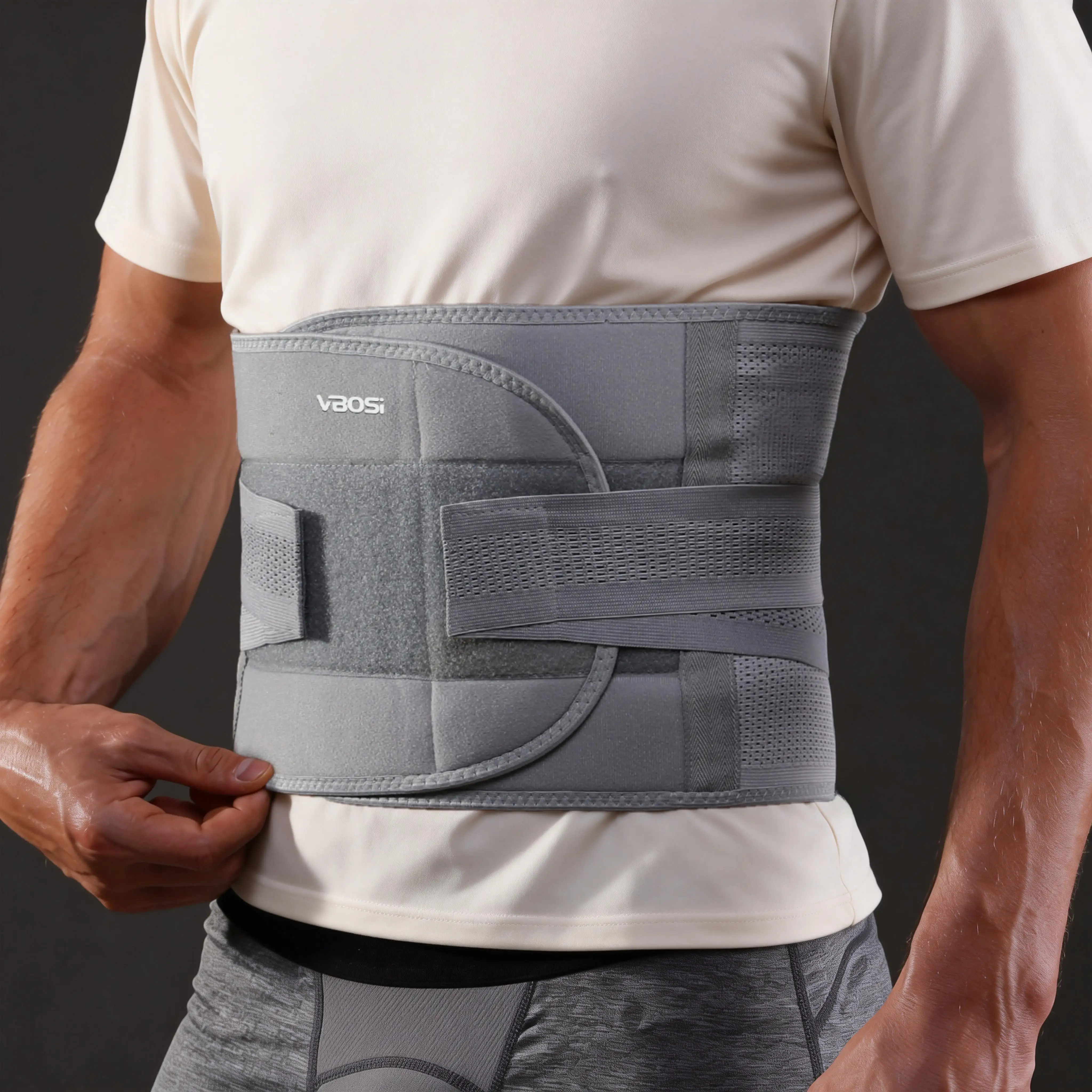 Men Women Waist Trainer Belt Waist Trimmer Weight Loss Workout Fitness Back Support