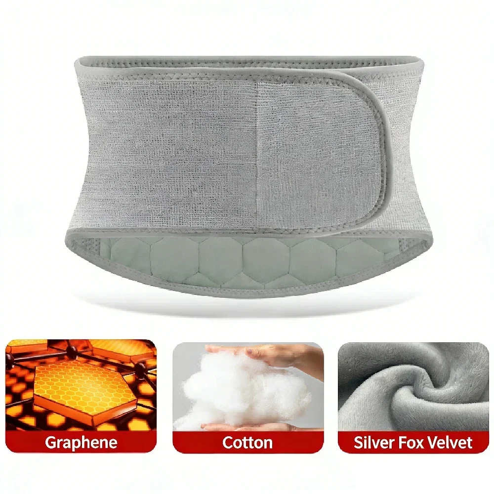 Self Heating Lower Back Support Brace, Adjustable Lumbar Waist Belt for Men Women Lower Back Pain Relief