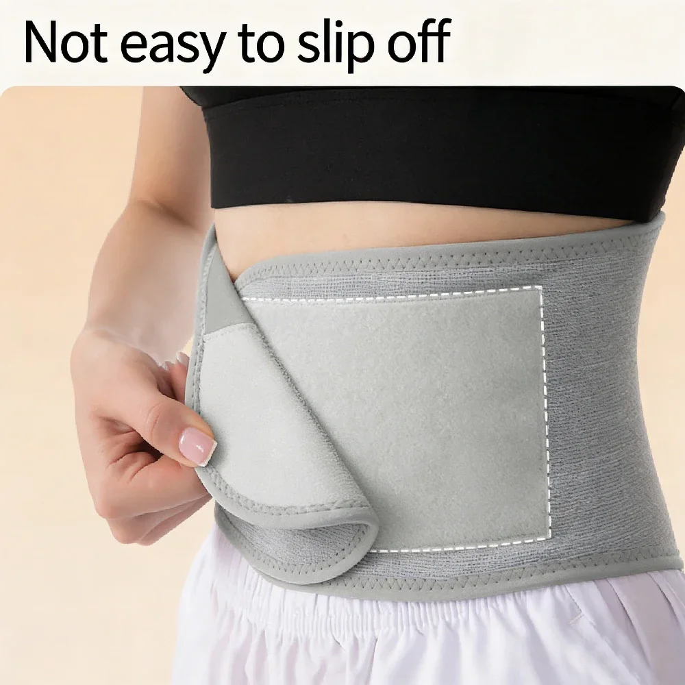 Self Heating Lower Back Support Brace, Adjustable Lumbar Waist Belt for Men Women Lower Back Pain Relief