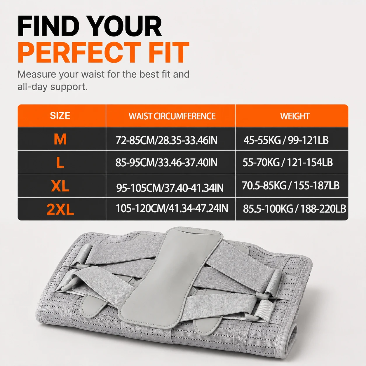 Adjustable Lumbar Support Belt Breathable Back Brace For Gym Weightlifting Workout And Daily Office Sitting Relief