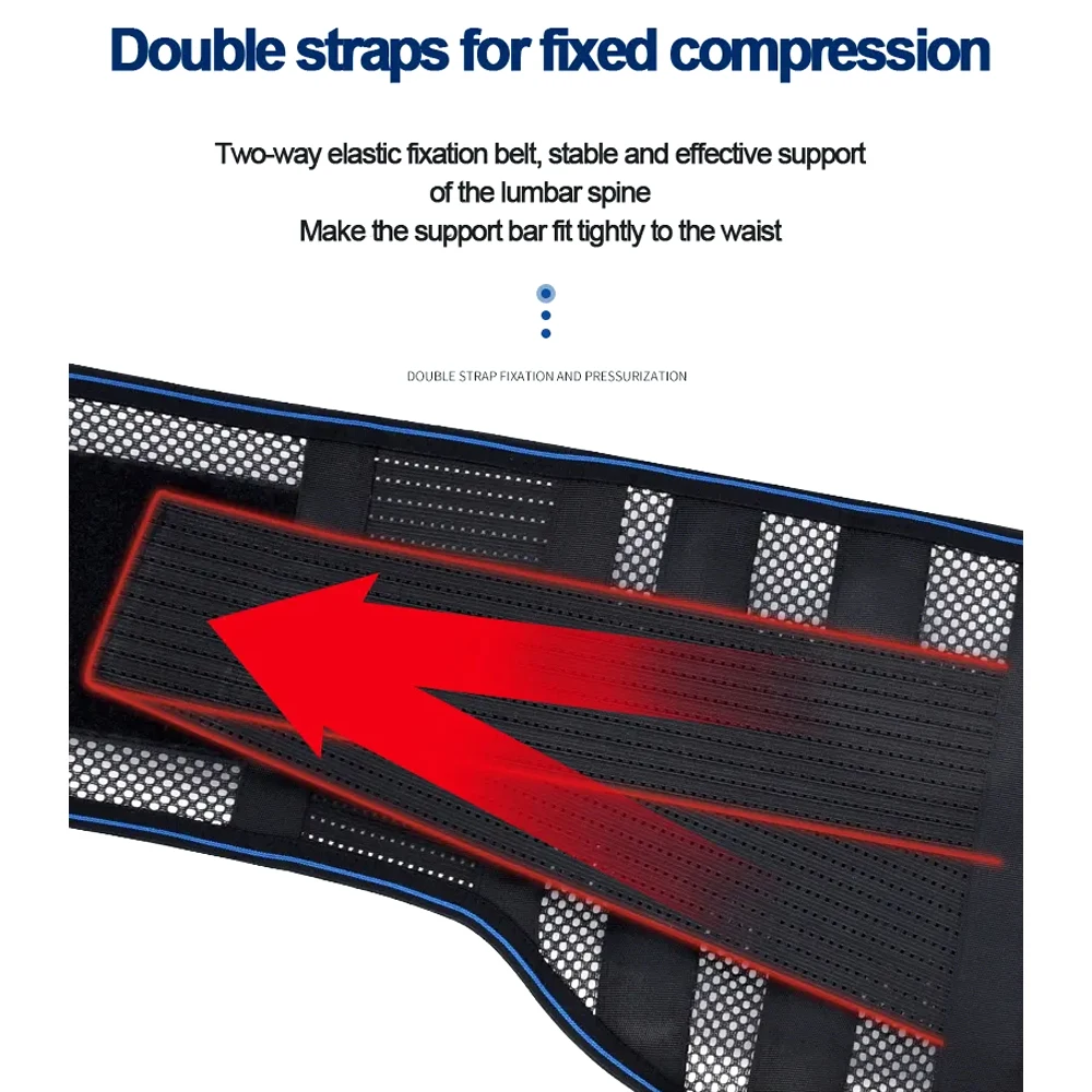 1PCS Lumbar Support Belt with Lumbar Pad,Ergonomic Breathable 3D Knit Back Brace for Lower Back Pain Relief & Sciatica Men Women