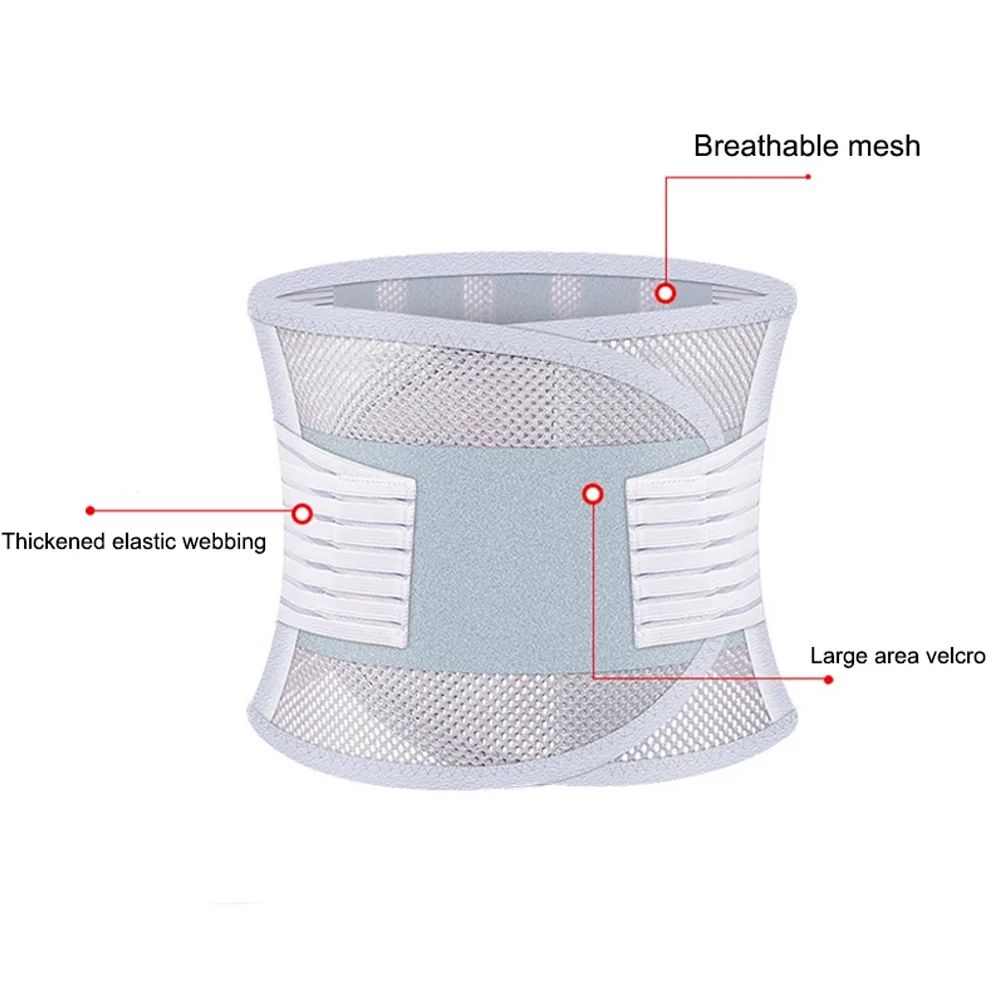 1PCS Lumbar Support Belt with Lumbar Pad,Ergonomic Breathable 3D Knit Back Brace for Lower Back Pain Relief & Sciatica Men Women