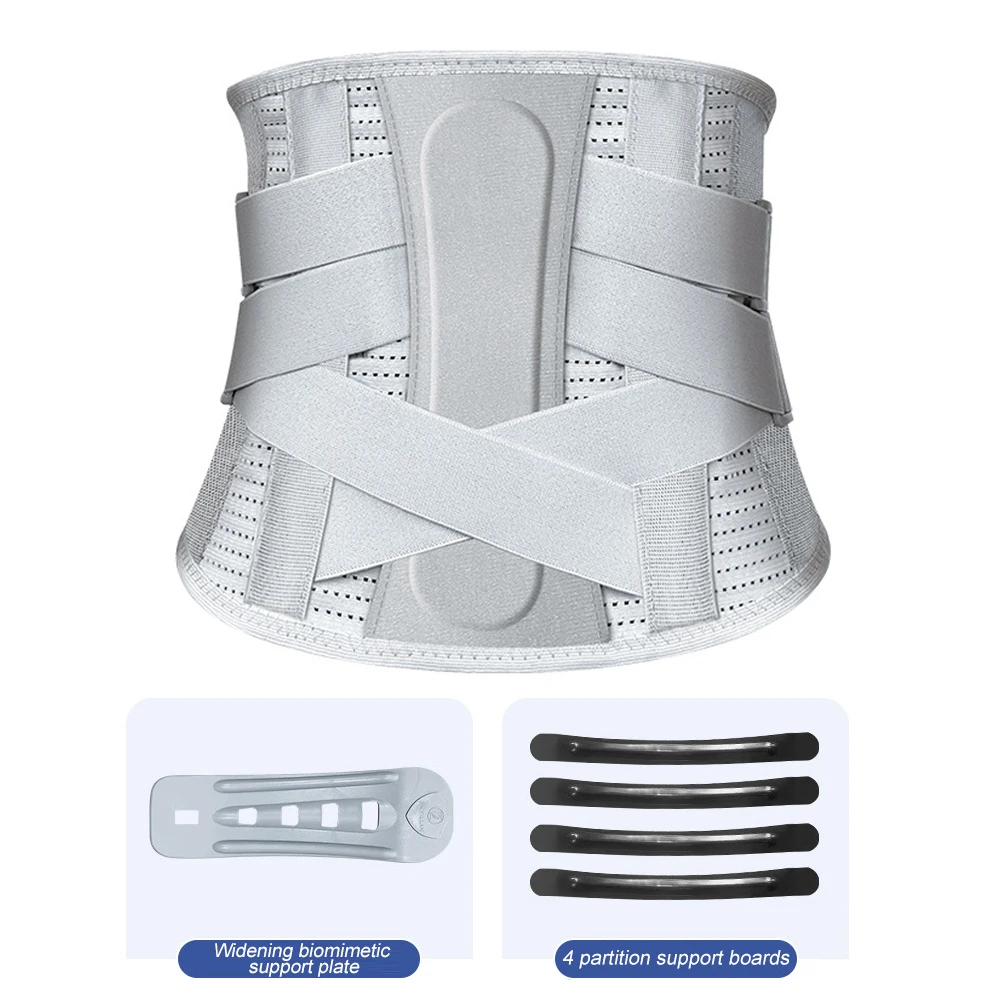 Bionic Spine Design Back Brace - Lumbar Support Belt for Men & Women - Adjustable Knitted Lumbar Support Belt -Breathable Mesh