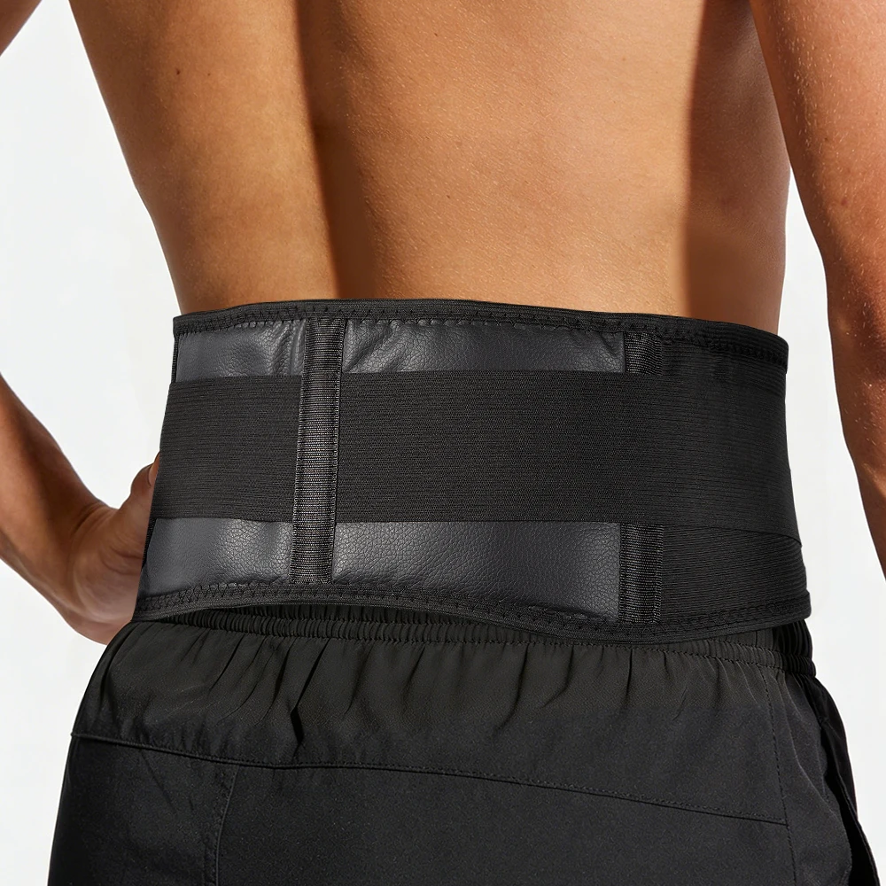 Magnetic Therapy Heating Back Brace, Heated Waist Wrap for Sciatica & Lower Back Pain, Adjustable Lumbar Support Belt