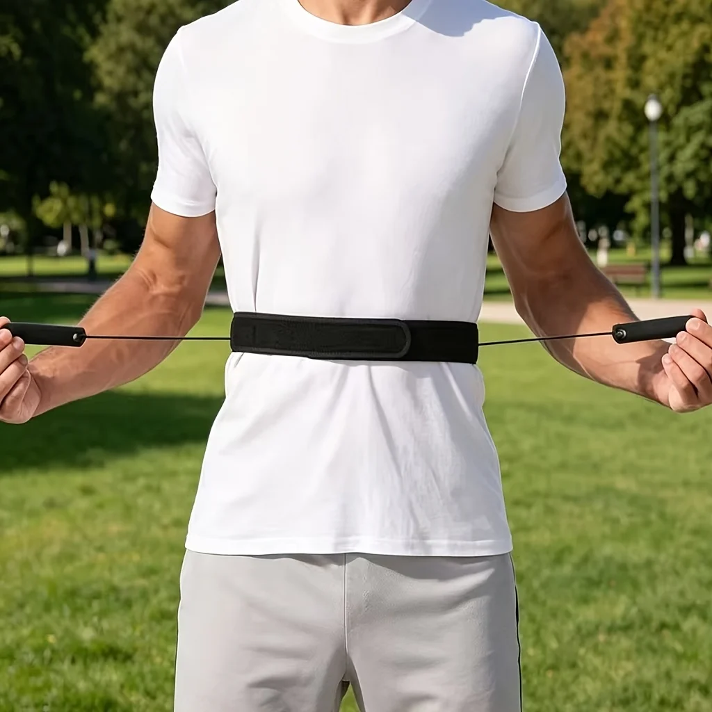 Unisex Breathable Mesh Waist Support Belt | Adjustable Pull Cord Sports Lumbar Brace for Running & Workout