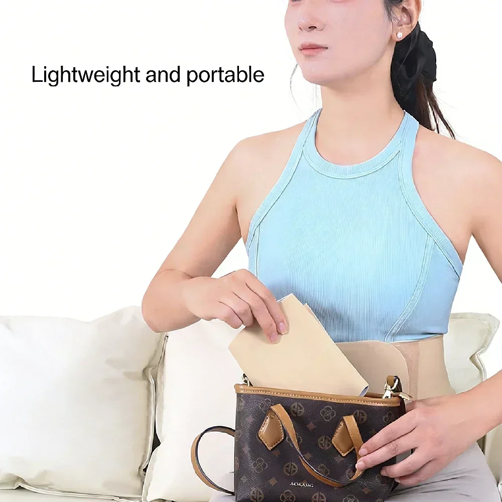 1pc Breathable Adjustable Lumbar Support Belt, Men Women Waist Back Brace for Lower Back Pain and Sciatica Relief