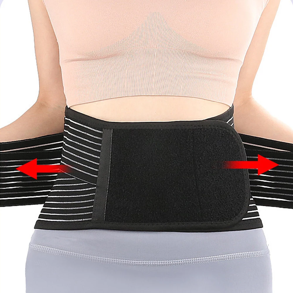 1PCS Thermal Magnetic Therapy Lumbar Support Belt Lower Back Brace for Men and Women, Self-Heating Waist Strap with Gauss Magnet
