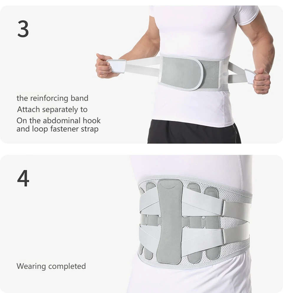 AOLIKES Back Brace for Lower Back Pain, Ergonomic Bionic Support , Adjustable Lumbar Support Belt for Men & Women