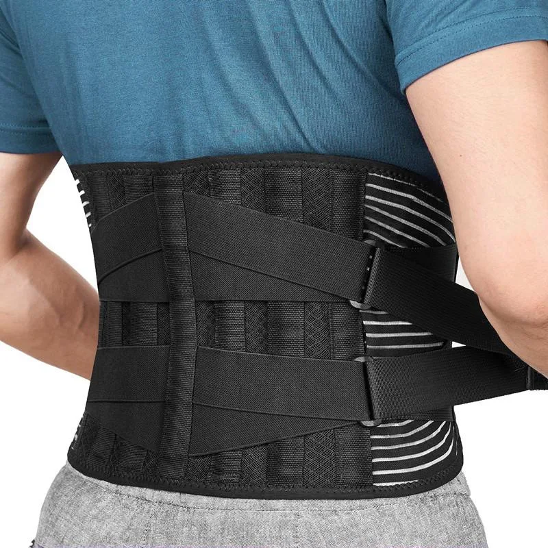 Adjustable Back Lumbar Support Belt Double Pull Medical Waist Orthopedic Brace Spine Relaxed Decompression Anti-skid Breathable
