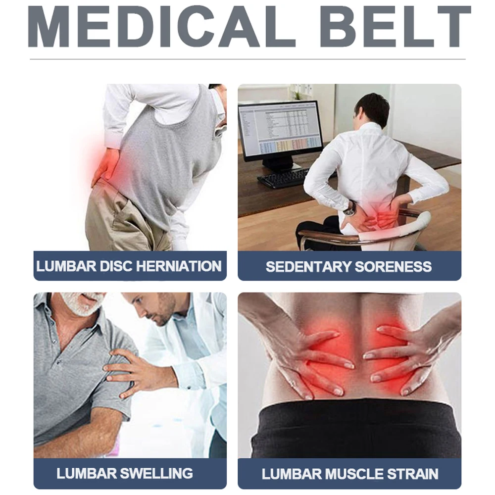 Back Brace Men and Women - Lower Lumbar Support for Heavy Lifting - Lower Back Support Belt - Adjustable Back Belt for Workout