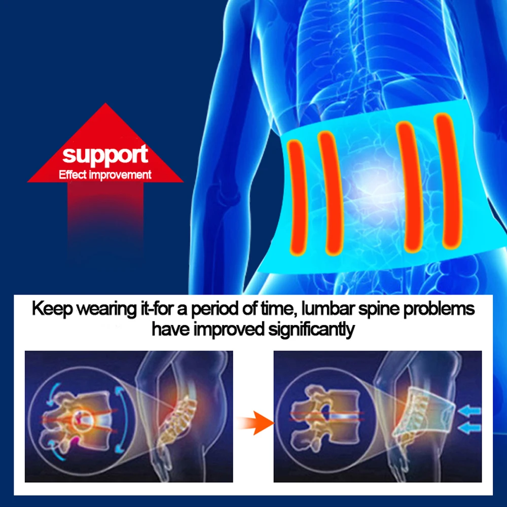 Back Brace Men and Women - Lower Lumbar Support for Heavy Lifting - Lower Back Support Belt - Adjustable Back Belt for Workout