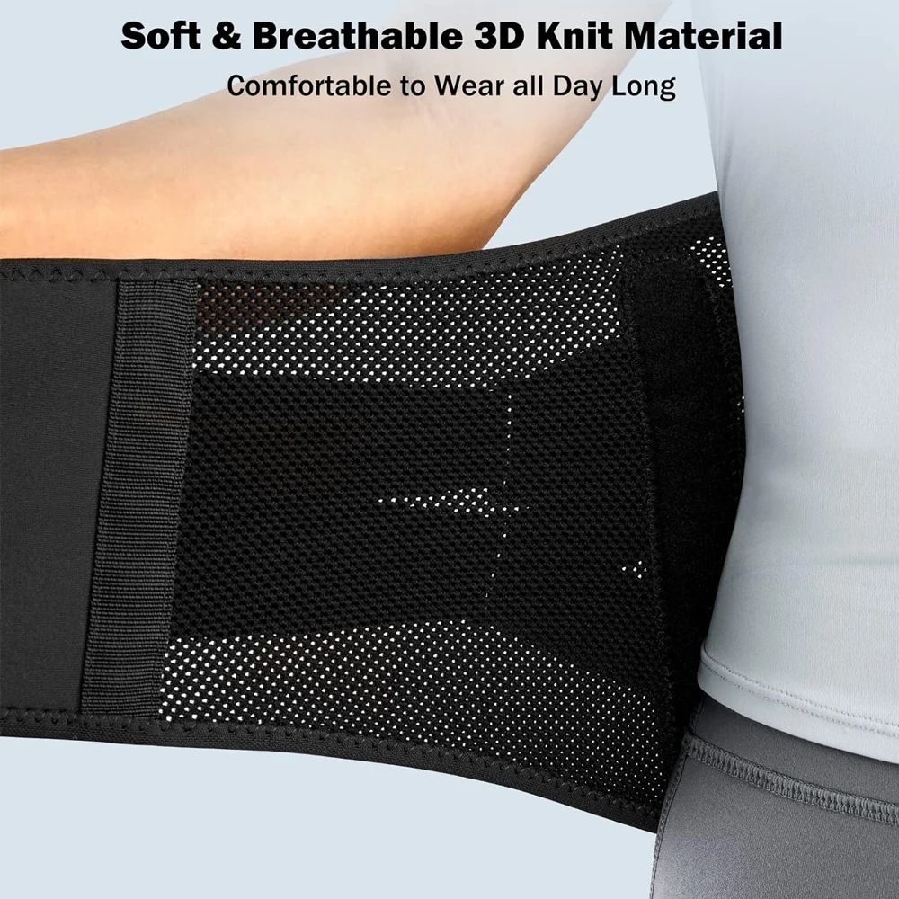 Back Brace for Lower Back Pain Relief with Pulley System,Lumbar Support Belt for Men & Women with Lumbar Pad, Ergonomic Design