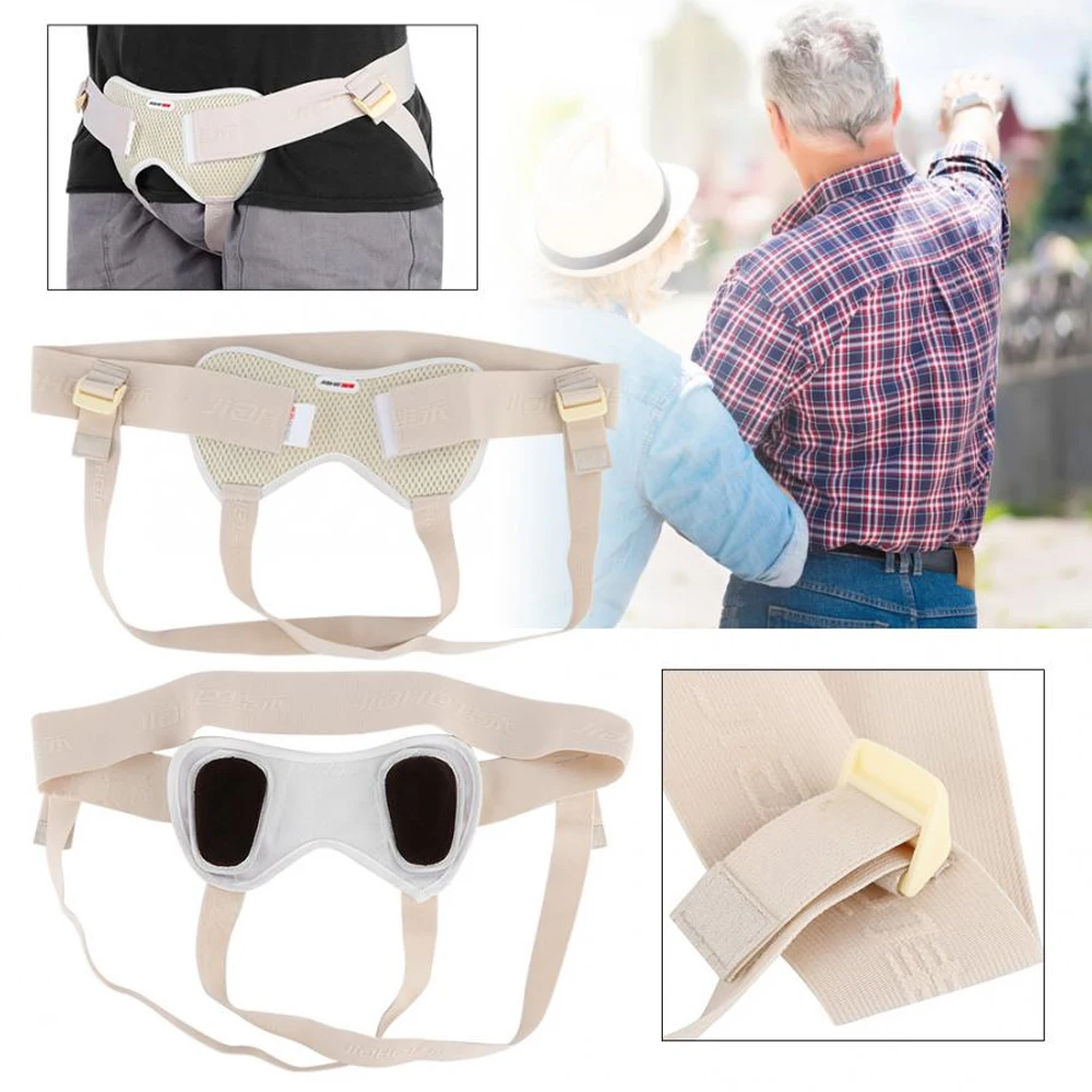2Set/Pack Hernia Belt for Single/Double Inguinal – Adjustable Truss with 2 Removable Pads – Support Brace for Men Women  & Child