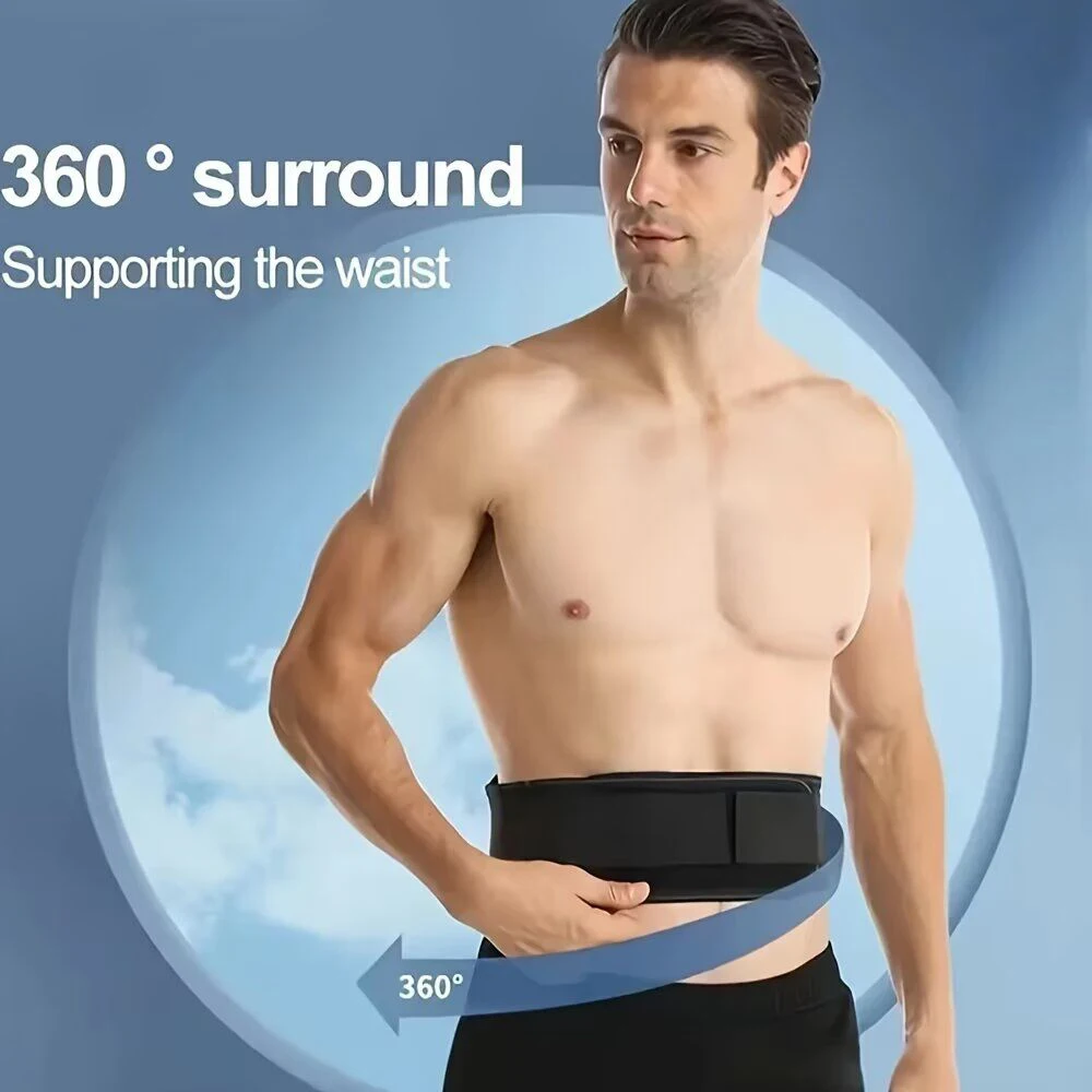 1pcsThermal Magnetic Therapy Lumbar Support Belt Lower Back Brace for Men and Women, Self-Heating Waist Strap with Gauss Magnets