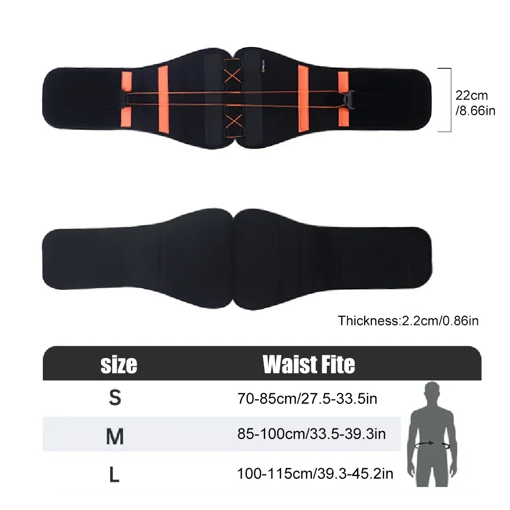 1PC Adjustable Back Brace Belt, Invisible Lumbar Support for Lower Back Pain, Scoliosis and Slipped Disc Relief for Men Women
