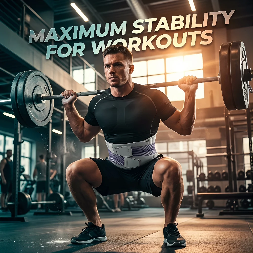 Adjustable Lumbar Support Belt & 7 Stays,Breathable Lower Back Brace for Men Women,Back Pain Relief for Herniated Disc Sciatica