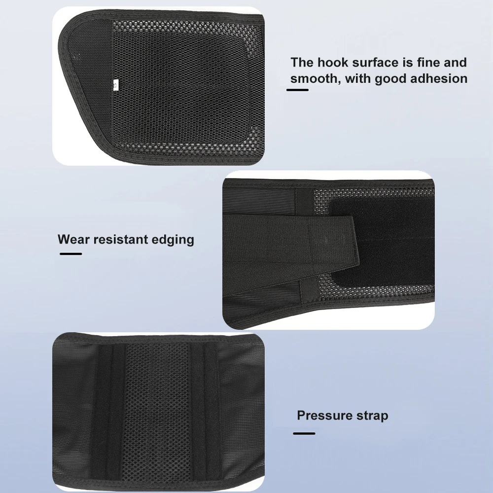 2-Stay Breathable Lower Back Brace,Adjustable Lumbar Support Belt for Sciatica,Back Pain Orthosis for Men Women Work Home Office