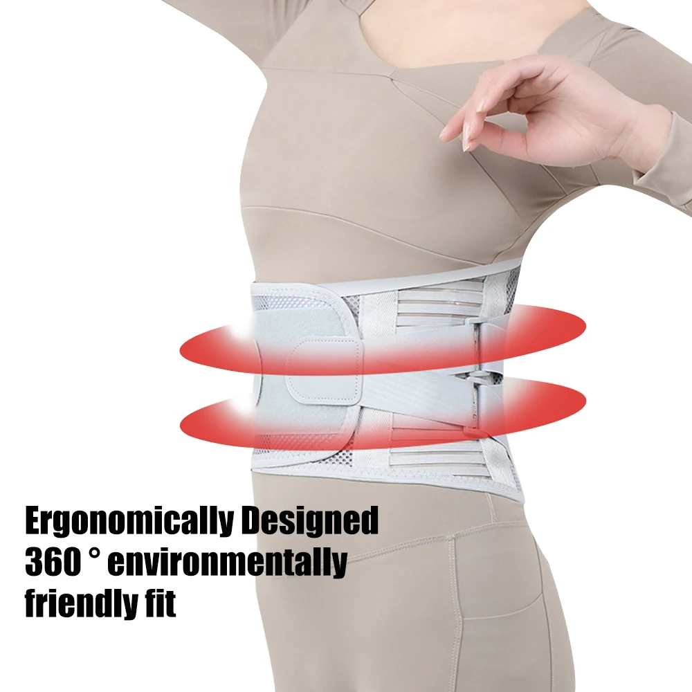 1Pcs Back Brace for Lower Back Pain, Adjustable Lumbar Support Belt for Men Women, Herniated Disc, Sciatica, Arthritis