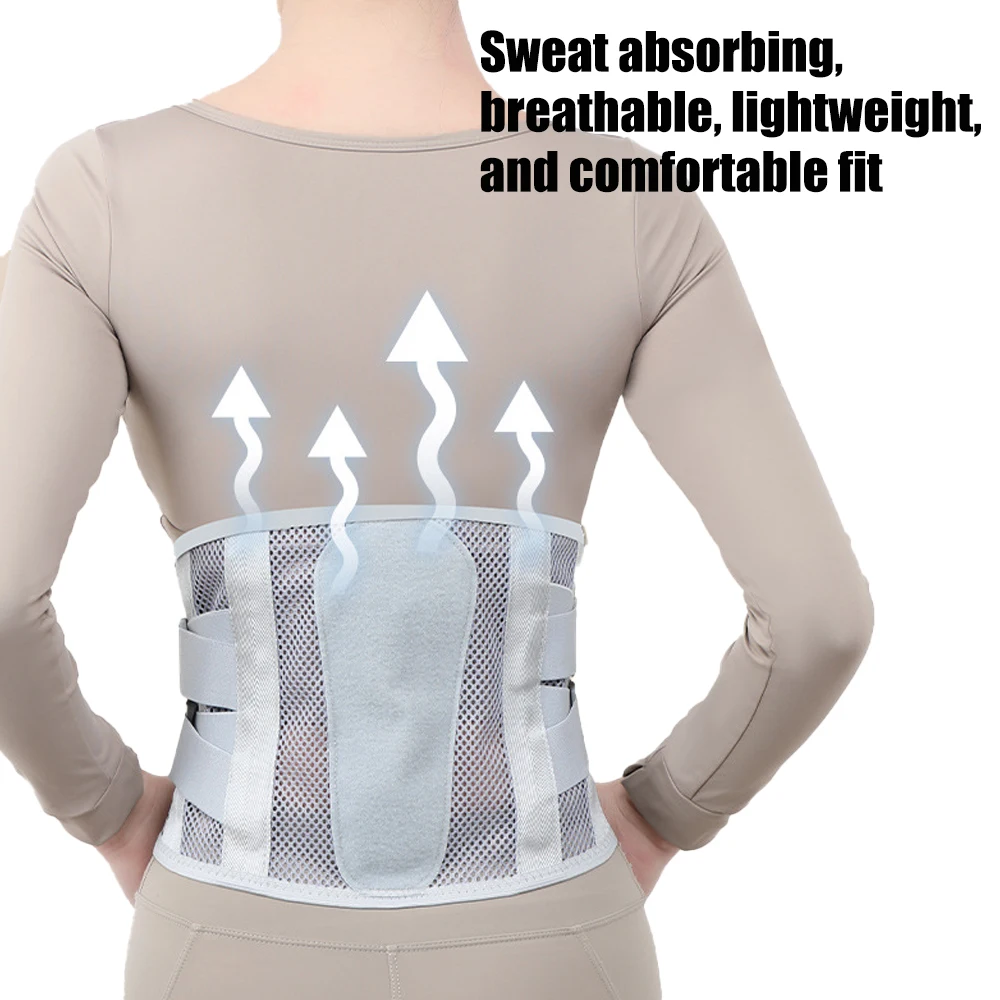 1Pcs Back Brace for Lower Back Pain, Adjustable Lumbar Support Belt for Men Women, Herniated Disc, Sciatica, Arthritis