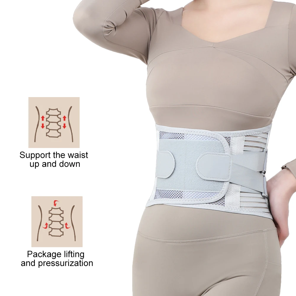 1Pcs Back Brace for Lower Back Pain, Adjustable Lumbar Support Belt for Men Women, Herniated Disc, Sciatica, Arthritis