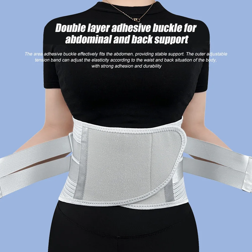 Back Brace for Lower Back Pain Lumbar Support Belt for Men Women, Bionic Spine Design Back Brace for Sciatica Herniated Disc