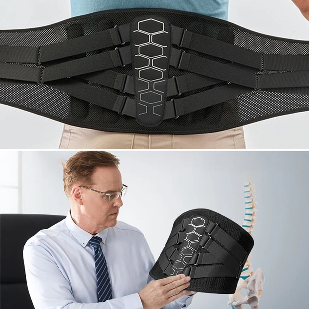 Back Brace for Lower Back Pain Relief with Pulley System,Lumbar Support Belt for Men & Women with Lumbar Pad,for Herniated Disc