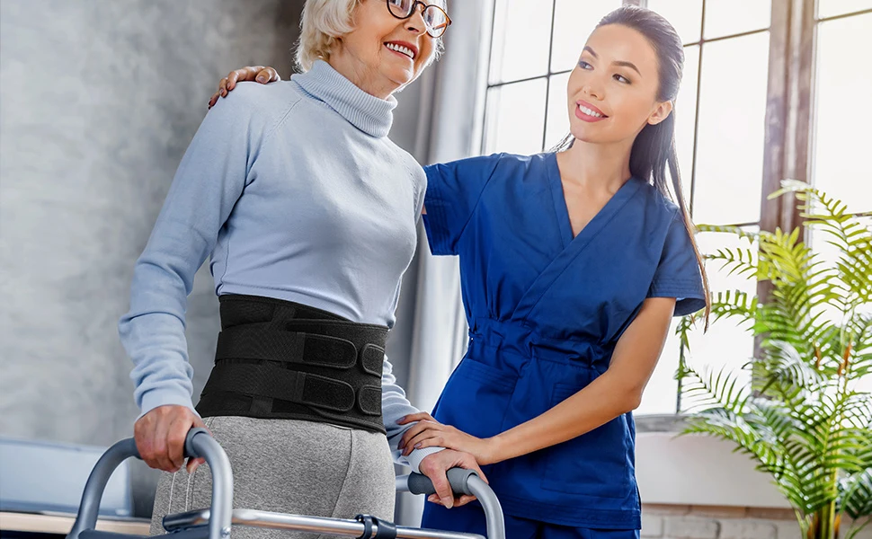 1Pcs Back Brace for Lower Back Pain Men & Women, Herniated Disc, Sciatica, Scoliosis, Adjustable Lumbar Back Support Belt