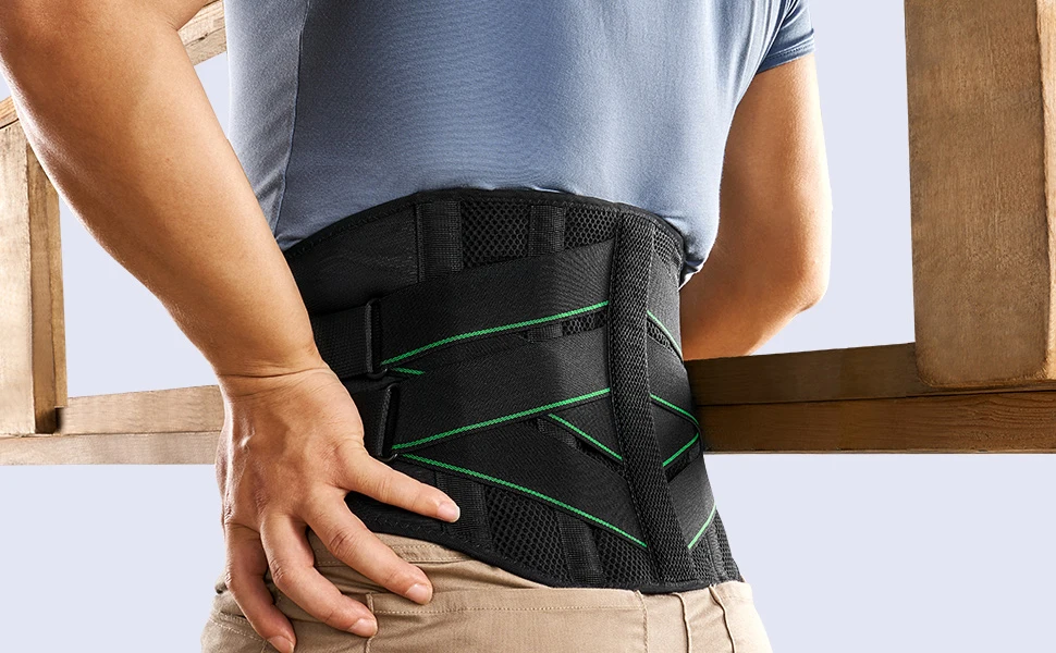 1Pcs Back Brace for Lower Back Pain Men & Women, Herniated Disc, Sciatica, Scoliosis, Adjustable Lumbar Back Support Belt