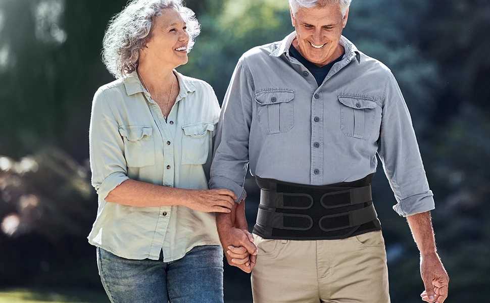 1Pcs Back Brace for Lower Back Pain Men & Women, Herniated Disc, Sciatica, Scoliosis, Adjustable Lumbar Back Support Belt