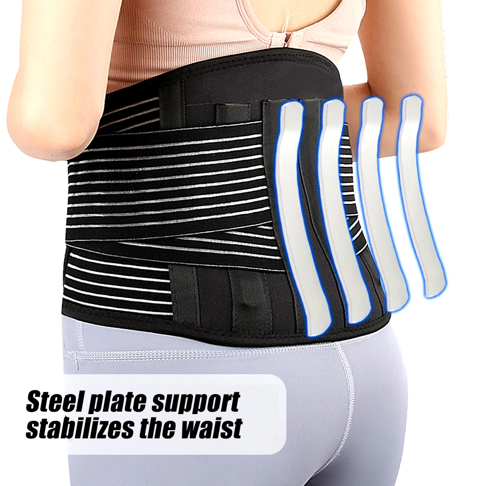 1PCS Heating Magnetic Therapy Back Brace Support Belt for Men Women, for Sciatica, Herniated Disc, Scoliosis Back Pain Relief