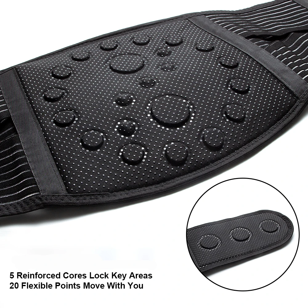 1PCS Heating Magnetic Therapy Back Brace Support Belt for Men Women, for Sciatica, Herniated Disc, Scoliosis Back Pain Relief