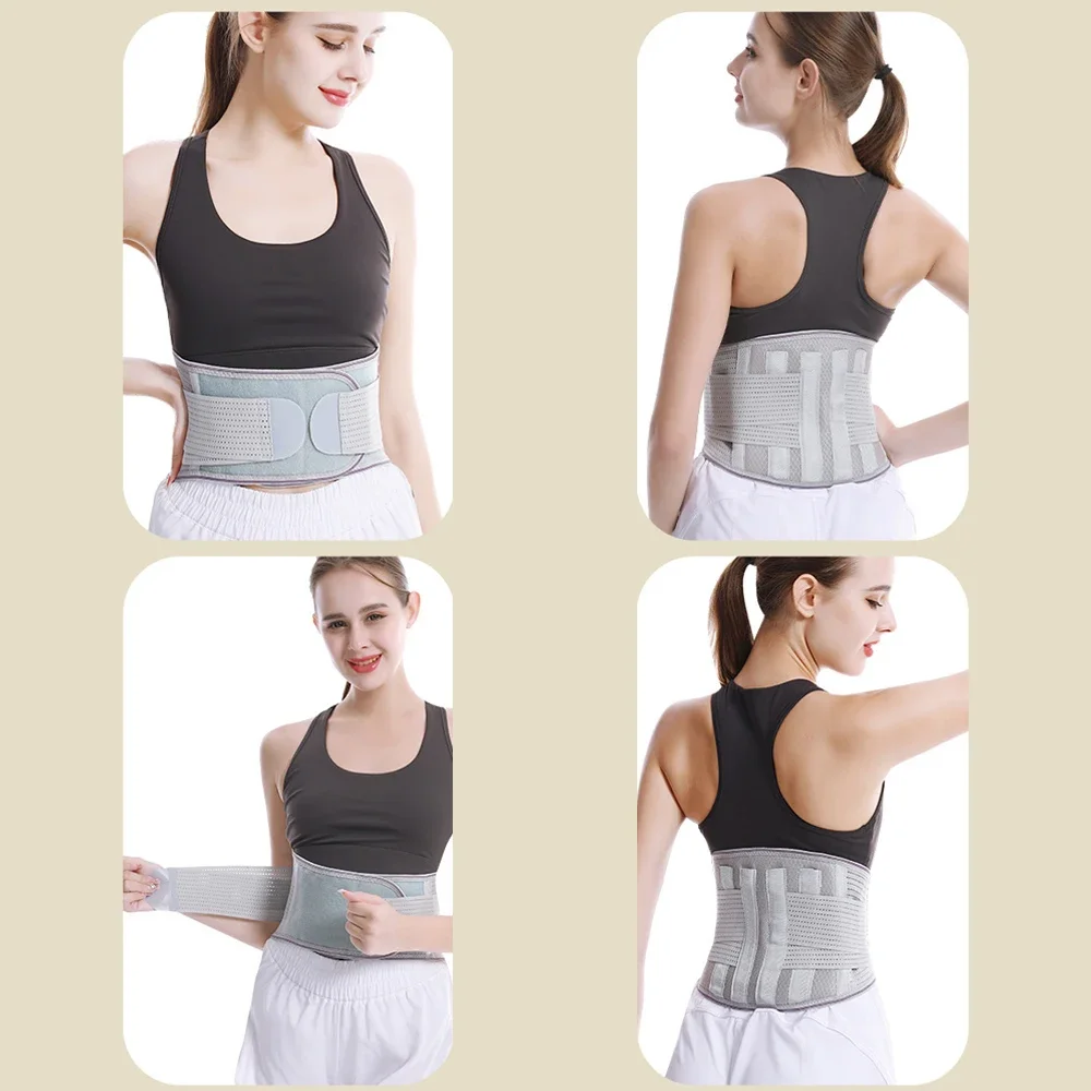 1PCS Heating Magnetic Therapy Back Brace Support Belt for Men Women, for Sciatica, Herniated Disc, Scoliosis Back Pain Relief