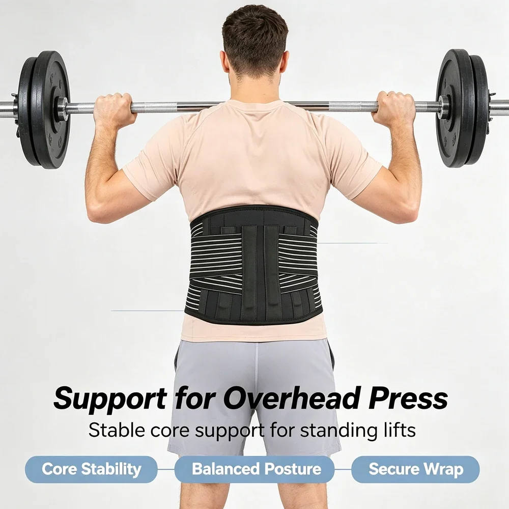 1PCS Heating Magnetic Therapy Back Brace Support Belt for Men Women, for Sciatica, Herniated Disc, Scoliosis Back Pain Relief