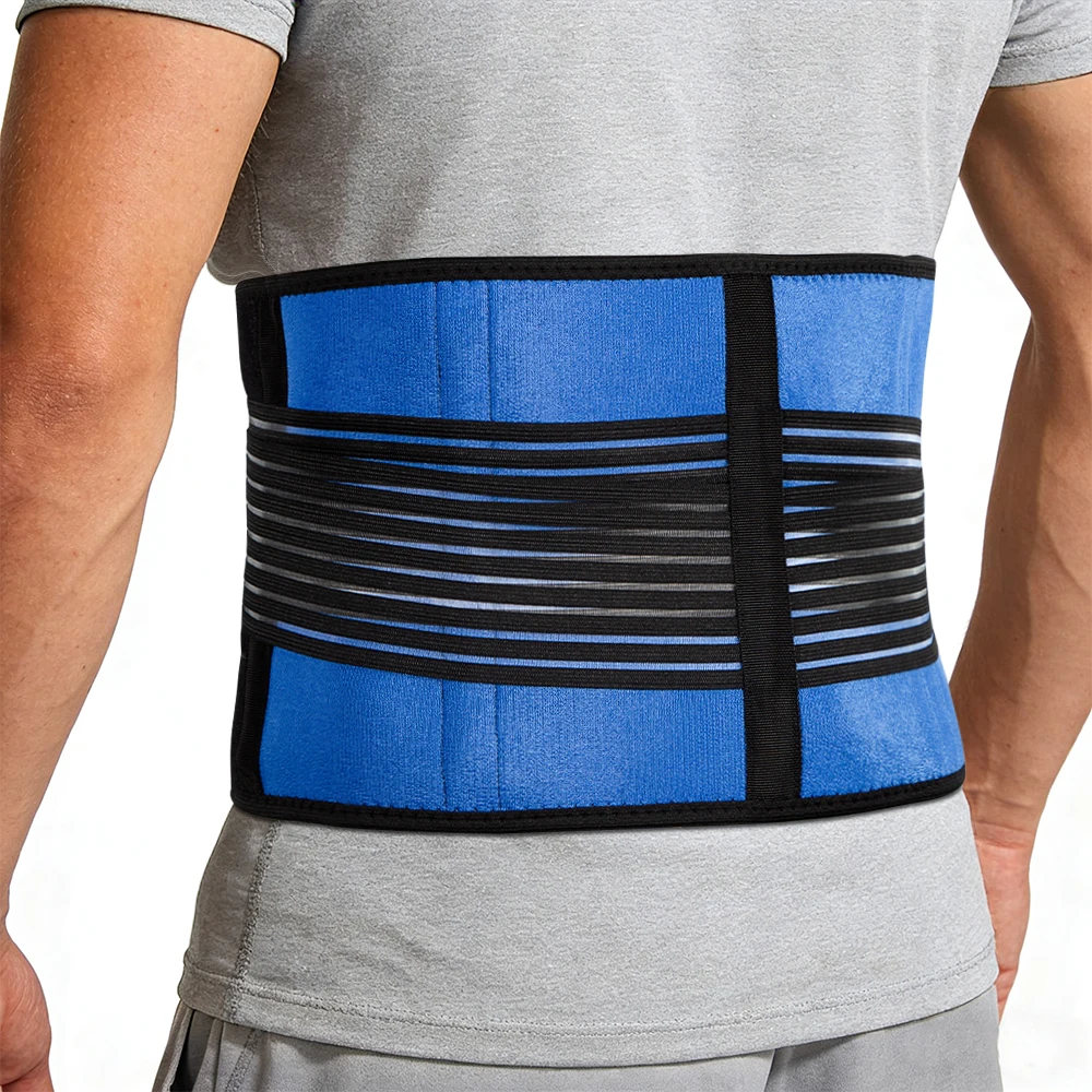 1PC Back Brace Support Belt - Lumbar Support Back Brace for Back Pain - \Adjustable Neoprene Double Pull Waist Belt for Sciatica