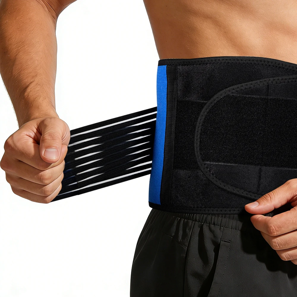 1PC Back Brace Support Belt - Lumbar Support Back Brace for Back Pain - \Adjustable Neoprene Double Pull Waist Belt for Sciatica