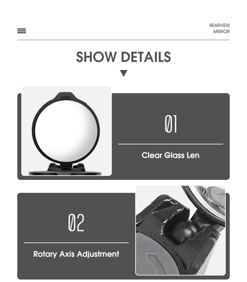 WEST BIKING Bike Rearview Mirror Universal Adjustable Convex Mirrors Rotate Handlebar End Mirror MTB Road Bike Accessories