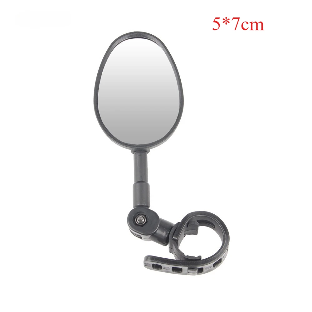 Universal Bike Rearview Mirror Wide Angle Convex Rotating for Electric Bicycle Mountain Bike Safety