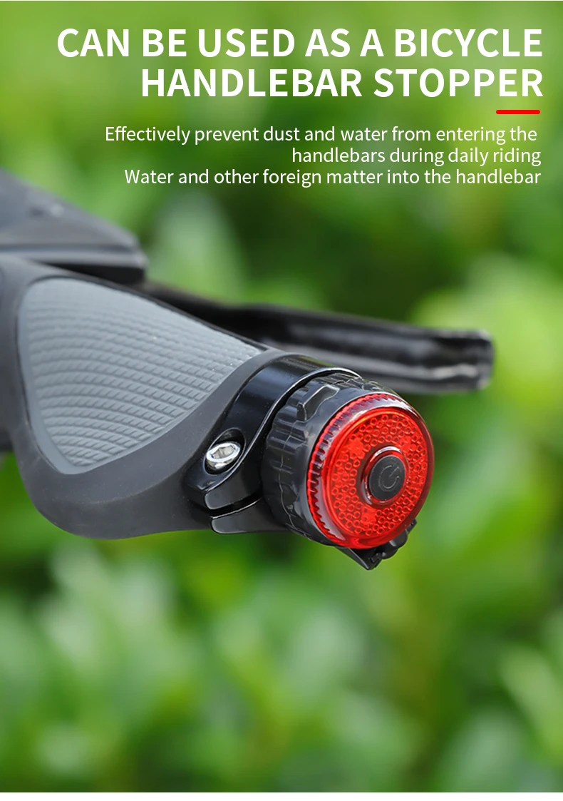 1/2pcs Bicycle Rearview Mirror Adjustable Rotate Cycling Handlebar Led Warning Light Rear View Mirrors Bike Accessories