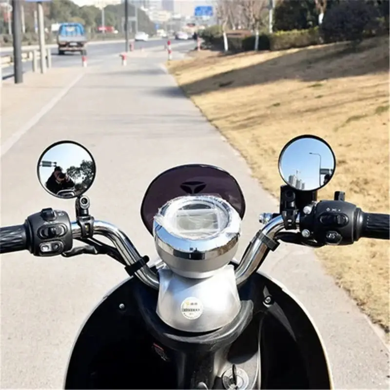 2/1pcs Universal Handle Bike Rear Mirrors 360 Degree Rotation Bicycle Riding Rearview Mirrors for Mountain Bike Electric Scooter