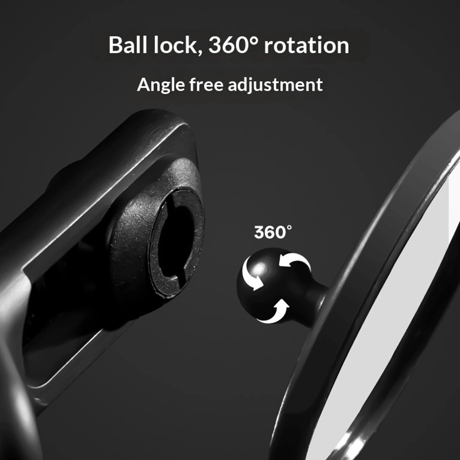 360° Adjustable Handlebar Plug Rearview Mirror Rotatable Bicycle Rearview Mirror Handlebar End Wide-Angle Cycling Mirrors Access