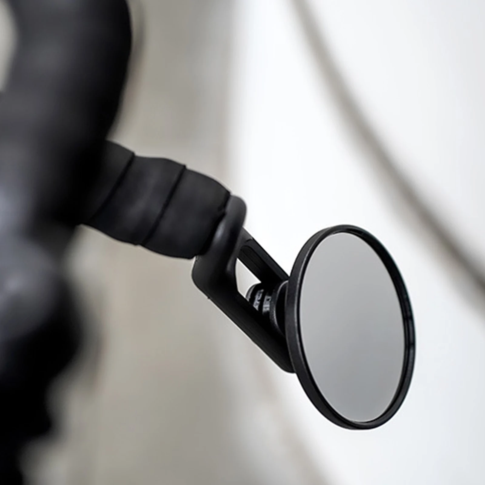 360° Adjustable Handlebar Plug Rearview Mirror Rotatable Bicycle Rearview Mirror Handlebar End Wide-Angle Cycling Mirrors Access