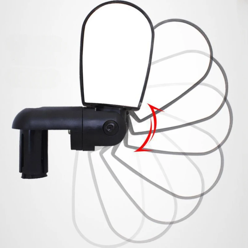 2Pcs/Pack Bike Rearview Mirror Wide Angle Rotating Handlebar Mount for Road Mountain Bicycle Accessories Cycling Safety