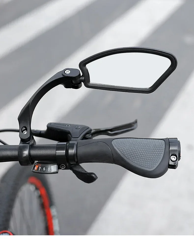 Stainless Steel HD Lens Bike Rear VIew Mirror 360° Rotatable MTB Rear Mirror Widen Big View Road Bicycle Mirror Bike Accessories