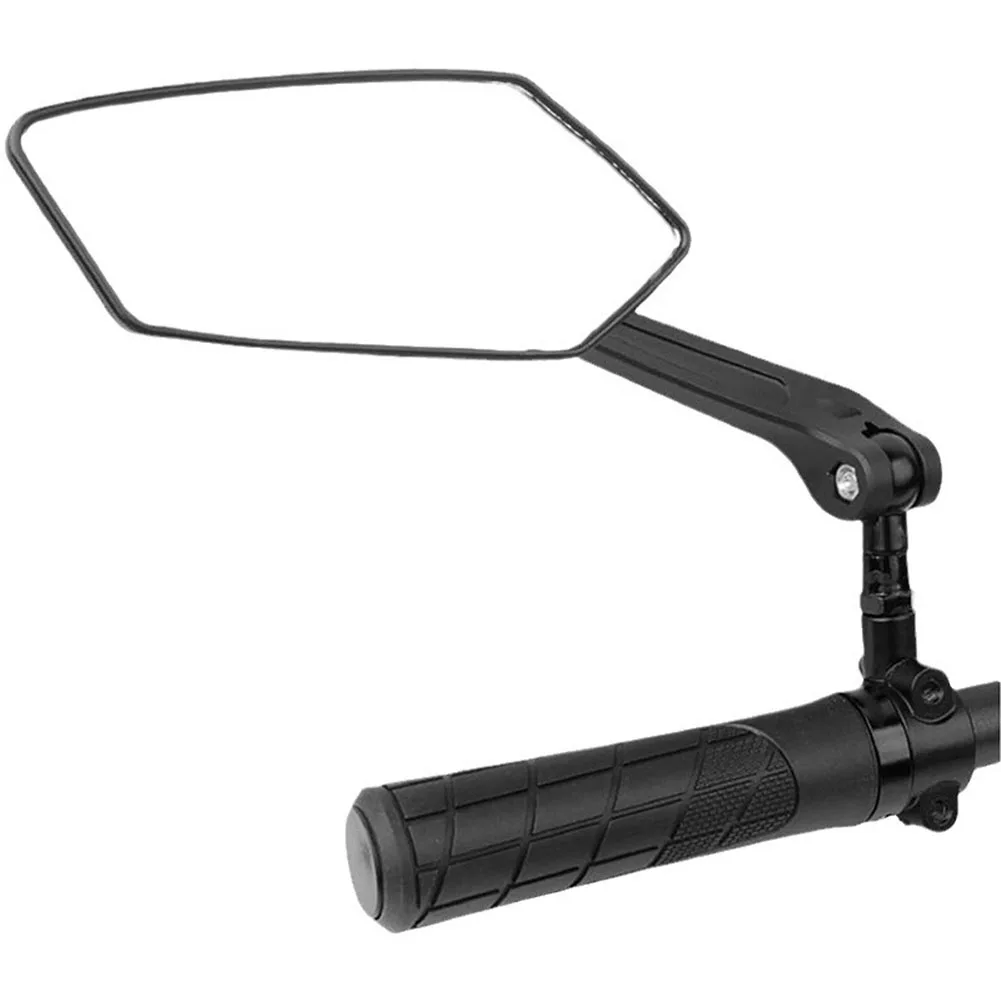 Bike Rear View Mirror Reflector Adjustable Rotatable Handlebar Mirror Clear Rearview Electric Scooter Cycling Bicycle Accessorie