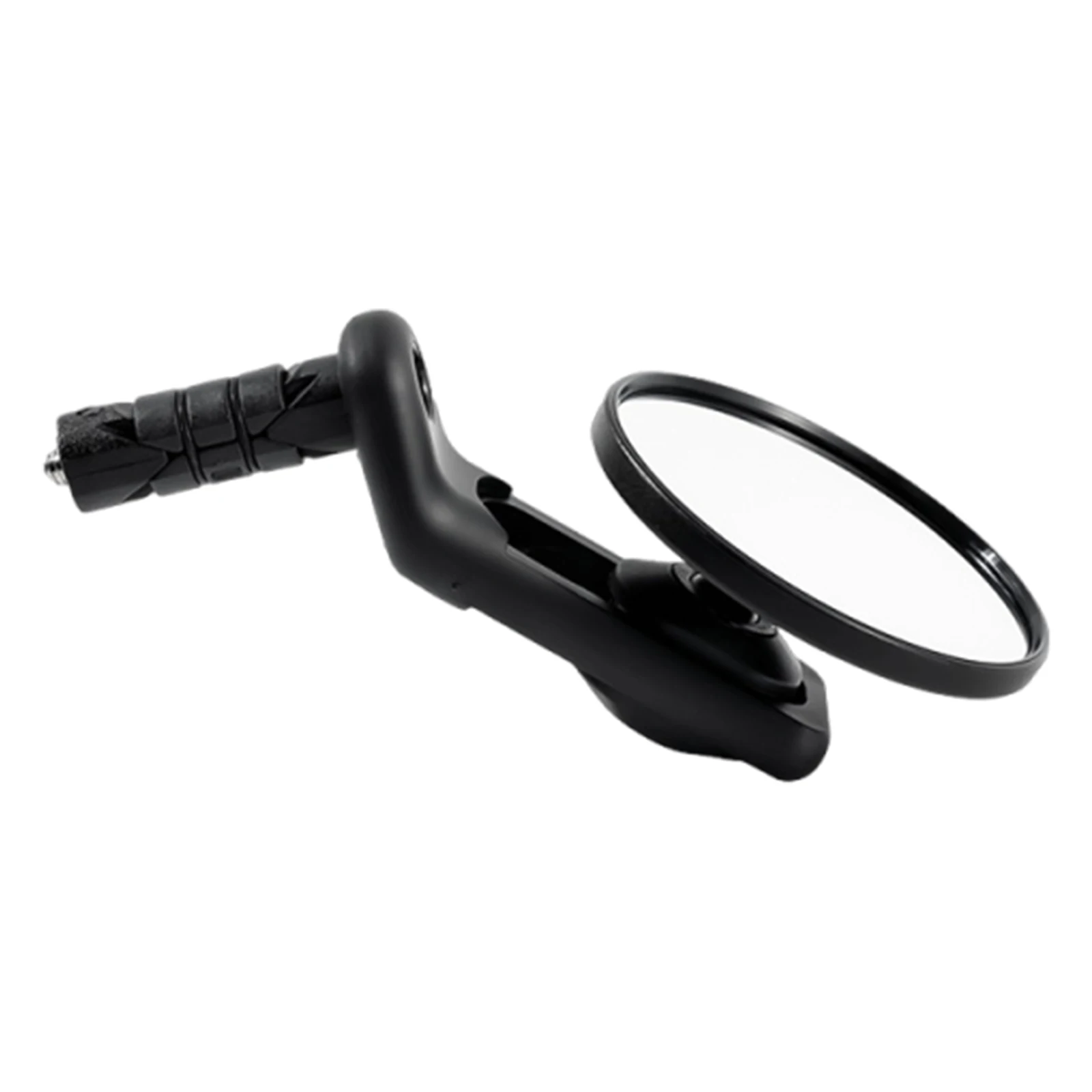 360° Adjustable Handlebar Plug Rearview Mirror Rotatable Bicycle Rearview Mirror Handlebar End Wide-Angle Mirrors Bike Accessory