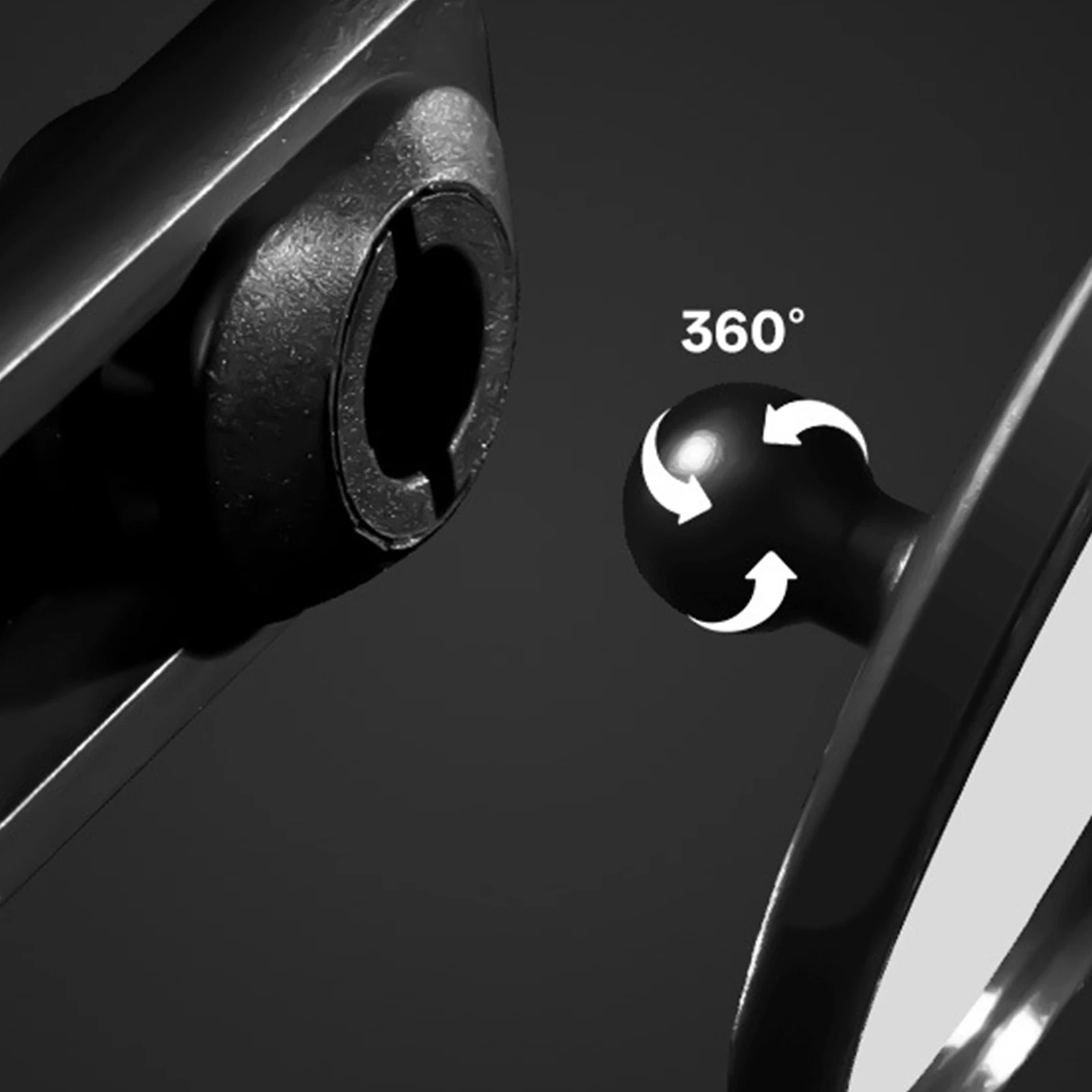 360° Adjustable Handlebar Plug Rearview Mirror Rotatable Bicycle Rearview Mirror Handlebar End Wide-Angle Mirrors Bike Accessory