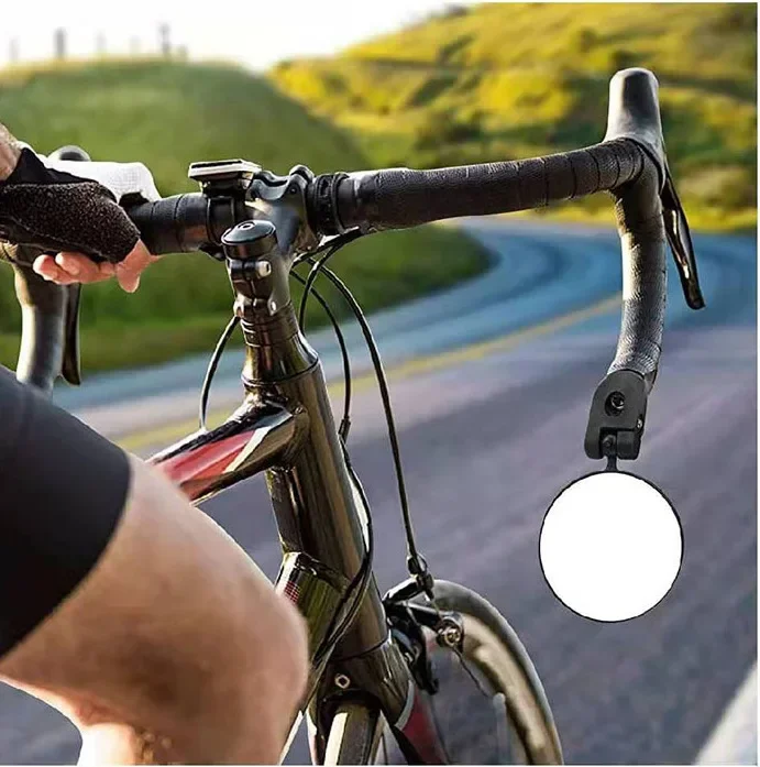 1-6PCS Universal Bicycle Rearview Mirror Adjustable Rotate Wide-Angle Cycling Handlebar Rear View for MTB Road Bike Accessories